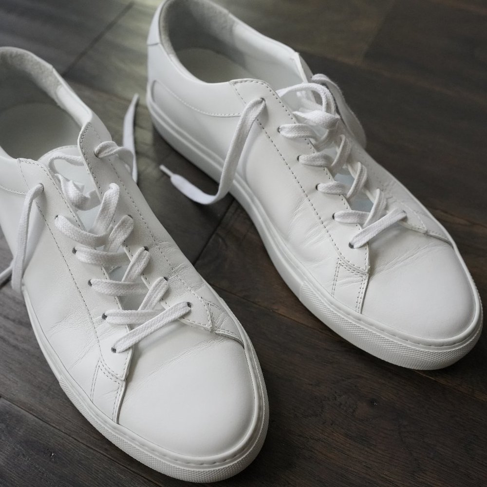Koio Capri Triple White Size 11 US (44 EU) Leather Sneakers